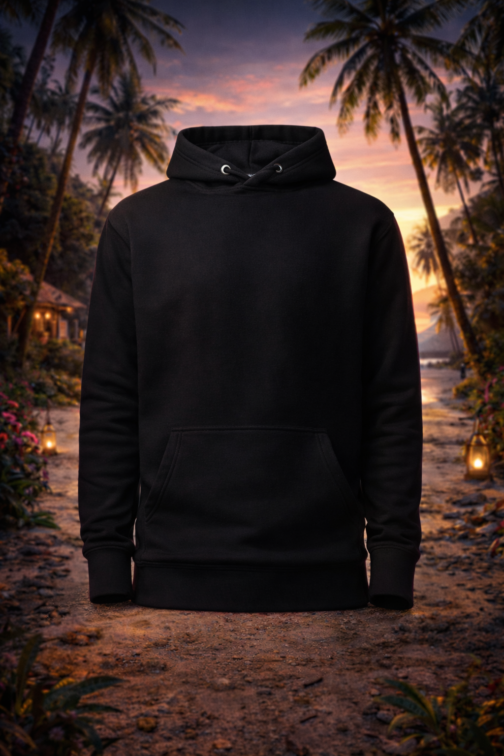 BLACK HOODIE -  "NovaTrend" 