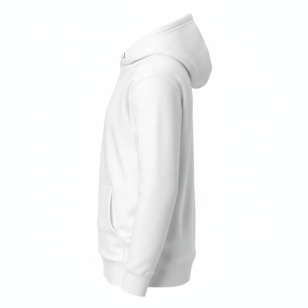 WHITE HOODIE -  "NovaTrend" 